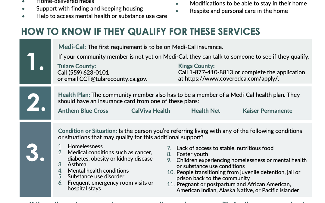 More Resources For Kings Tulare Community Members